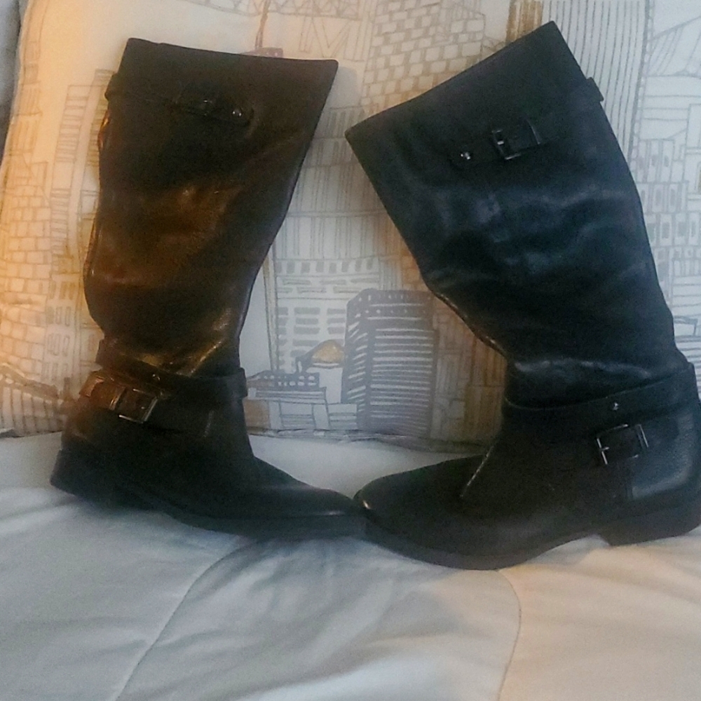 ARTURO CHIANG leather tall riding boots
